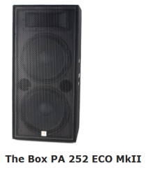 the box PA 252 ECO MKII