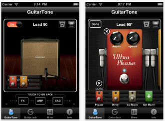 L'appli Sonoma GuitarTone compatible avec Audiobus