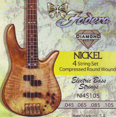 Fodera Guitars Diamond Nckel Round Wound Bass Strings