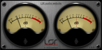 LSR audio LVLMeter: plugin Vu mètre gratuit