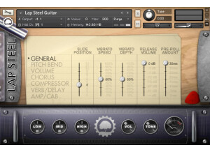 Orange Tree Samples  Lap Steel Guitar