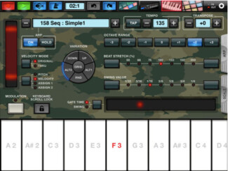 Yamaha Synth Arp & Drum Pad pour iPad