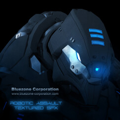 Bluezone sort Robotic Assault Textured SFX