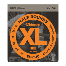 D'Addario XL Half Rounds Electric Strings