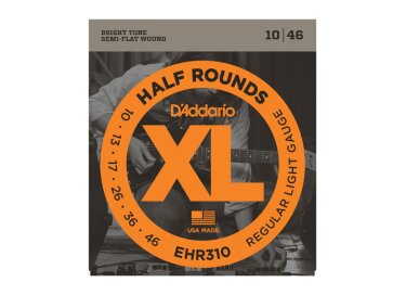 D'Addario XL Half Rounds Electric Strings