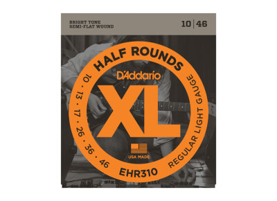 D'Addario XL Half Rounds Electric Strings