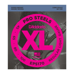 D'Addario XL Pro Steels Wound Bass 4-String