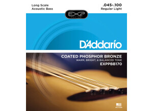 D'Addario EXP Coated Phosphor Bronze Acoustic Bass
