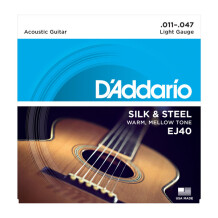 D'Addario Silk & Steel Acoustic Guitar