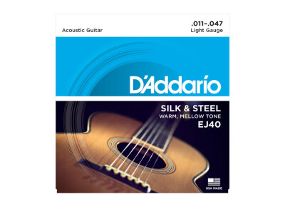 D'Addario Silk & Steel Acoustic Guitar