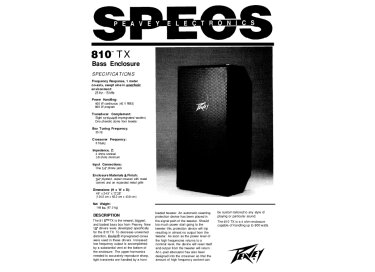 Peavey 810 TX