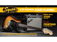 Squier Stop Dreaming, Start Playing Set: Affinity Strat HSS with Fender Frontman 15G