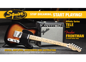 Squier Stop Dreaming, Start Playing Set: Affinity Series Tele with Fender Frontman 15G