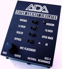 ADA GCS-2 Guitar Cabinet Simulator and DI Box