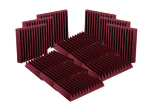 Auralex Studiofoam Wedges Burgundy 2 inch