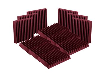 Auralex Studiofoam Wedges Burgundy 2 inch