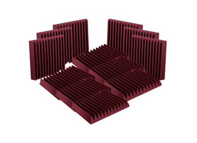 Auralex Studiofoam Wedges Burgundy 2 inch