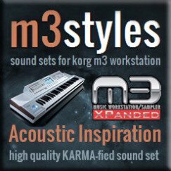 Acoustic Inspiration KARMA-fied Sounds for Korg M3