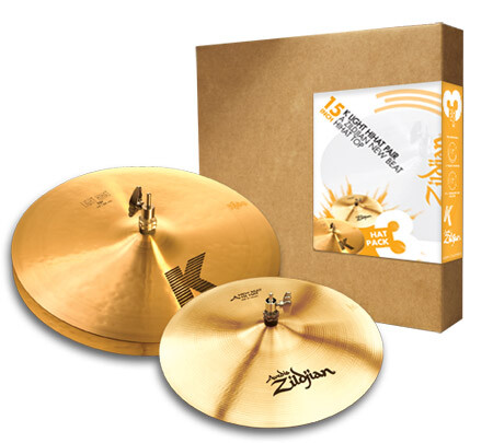 Nouveaux packs de cymbales Zildjian 3 Hat Pack