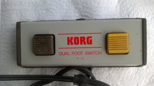Korg S-2 Dual Foot switch