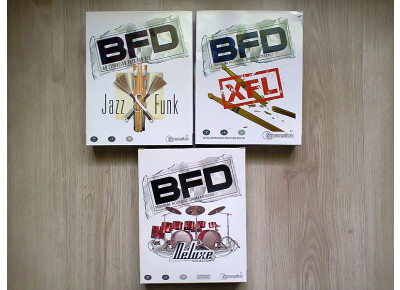Fxpansion fxpansion BFD Collection : Deluxe, XFL et Jazz and Funk.