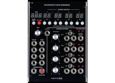 Club of the Knobs C 969 Euclidian Bi-Clock Sequencer