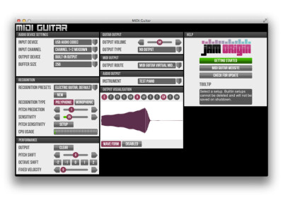 JamOrigin MIDI Guitar