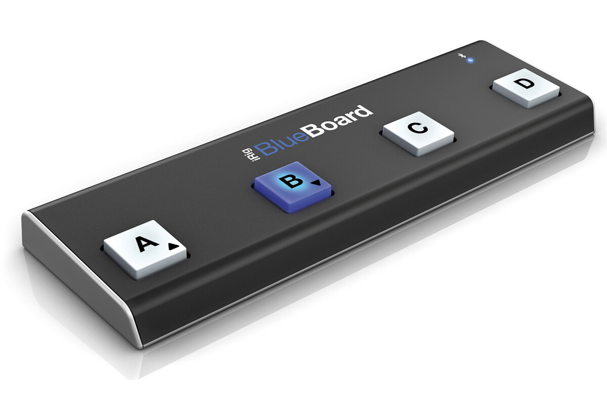 The iRig BlueBoard Bluetooth footswitch is out