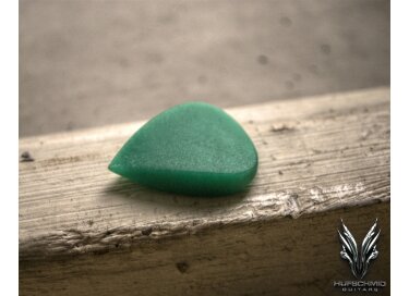 Hufschmid Guitars Regenerated Green UHMWPE Drop Plectrum