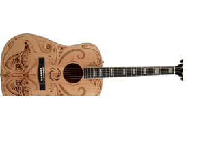 Fender Melanie Steinway "Tribal Moth" Dreadnought