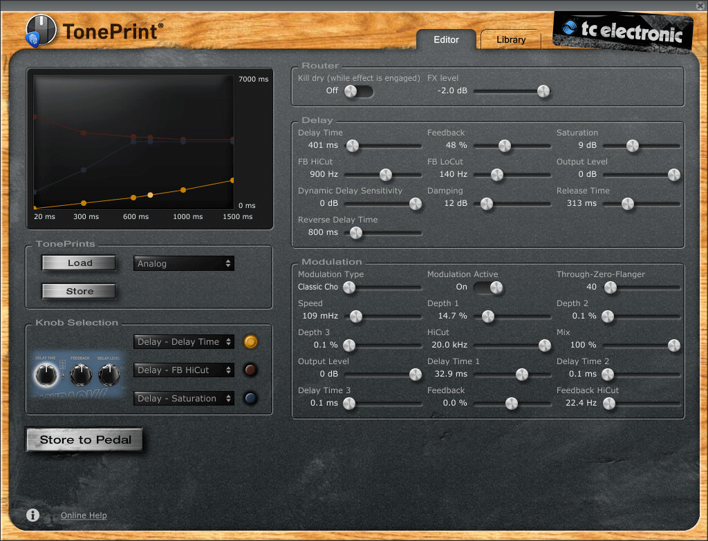 The TC Electronic TonePrint Editor is out