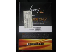 Synthogy Piano Ivory Grand Pianos Upgrade