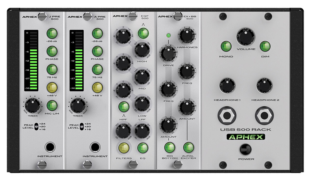 [NAMM] A 500 Rack with USB interface by Aphex