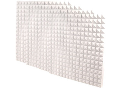 the t.akustik Basotect Pyramide 70mm Blanc