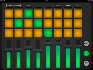 The Novation Launchpad also on iPhone