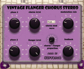 Softrave lance le Vintage Flanger Chorus Stereo
