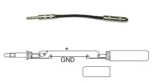 Hosa insert/direct out cable