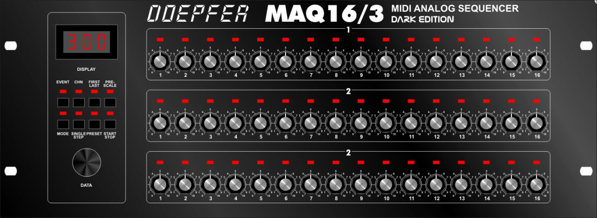 Special edition of the Doepfer MAQ 16/3 sequencer