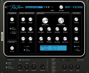 Rob Papen's RP-Verb as a Rack Extension for Reason