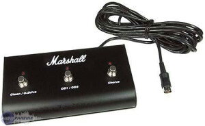 Marshall PEDL10014 - Three Way Footswitch with LEDs (Clean / Overdrive - OD1 / OD2 - Chorus)