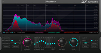 [Musikmesse] Zynaptiq unveils Unchirp and Unfilter