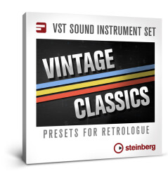 Vintage synths for Steinberg Retrologue