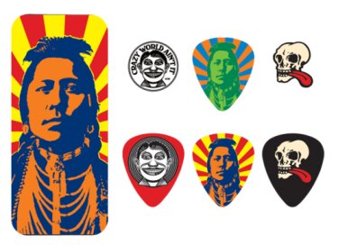 Dunlop John Van Hamersveld Indian Pick Tin