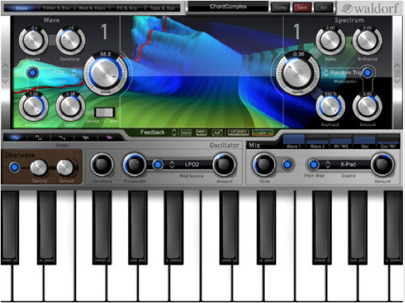 Nave, Waldorf new synth for iPad