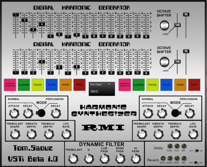 Le RMI Harmonic Synthesizer en VSTi