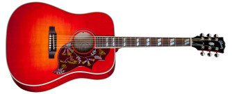 Handmade Gibson Maple Hummingbird guitar