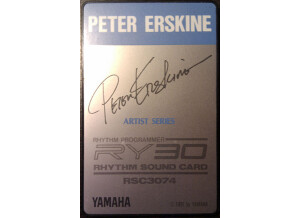 Yamaha RSC3074 - Peter Erskine