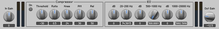 A free channel strip for Reaktor