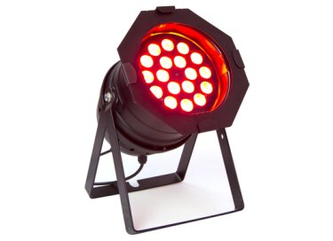 Lightmaxx Mega PAR 64 black RGBW 18 x 8 W