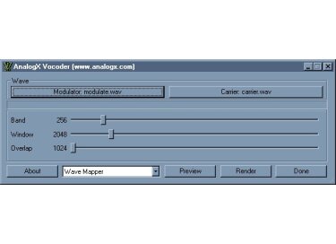 AnalogX Vocoder